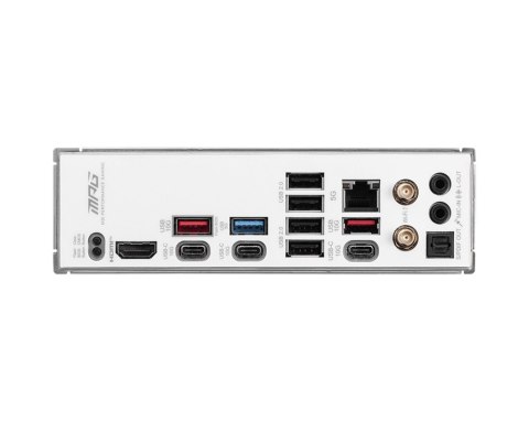 MSI MPG B850 EDGE TI WIFI | Processor family AMD | Processor socket AM5 | DDR5 | Supported hard disk drive interfaces SATA, M.2 