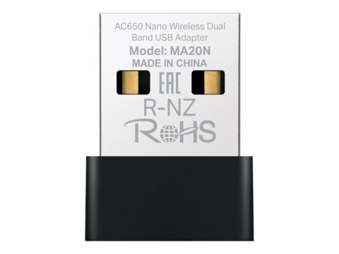 Mercusys MA20N AC650 Nano Wireless Dual Band USB Adapter