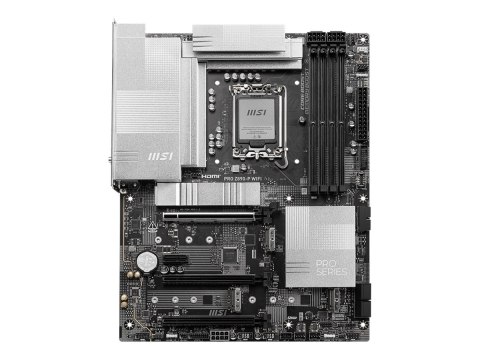 MSI PRO Z890-P WIFI | Processor family Intel | Processor socket LGA1851 | DDR5 UDIMM | Supported hard disk drive interfaces SATA