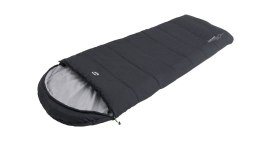 Outwell Campion Black Left-Zipper Sleeping Bag for Cold Weather, Black | Outwell