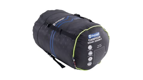 Outwell Campion Duvet Double Spacious Double Duvet for Couples, Grey | Outwell