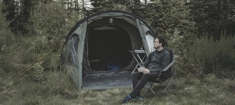 Outwell Spruce Arm Chair Olivine Cozy Camping Chair, Olive | Outwell