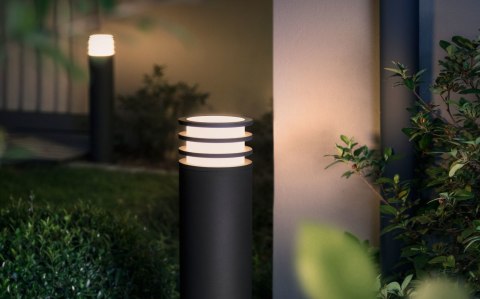 Philips Hue W Lucca Outdoor Post Lantern | Philips Hue
