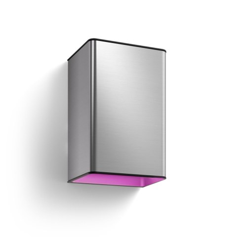 Philips Hue WCA Resonate Outdoor Wall Lantern, Inox | Philips Hue