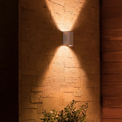 Philips Hue WCA Resonate Outdoor Wall Lantern, Inox | Philips Hue