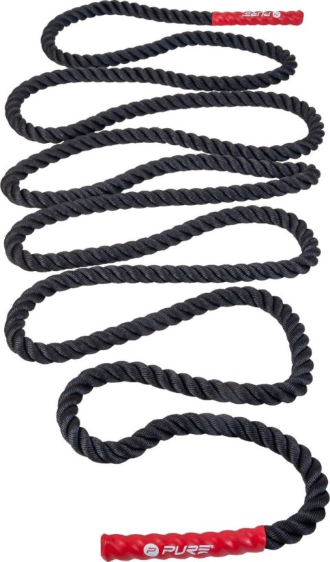 Pure2Improve Battle Rope 12m | Black/Red