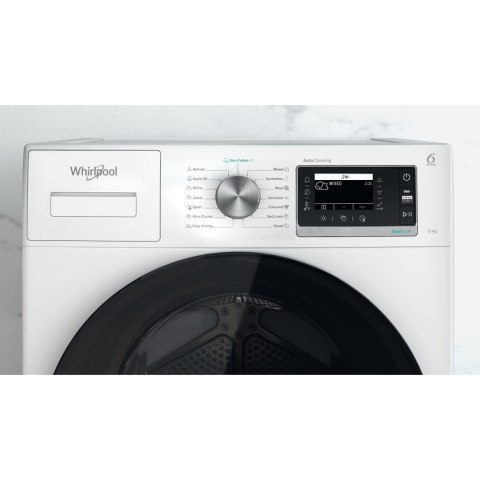 Whirlpool Dryer Machine with Heat Pump | W6 D84WB EE | Energy efficiency class A+++ | Front loading | 8 kg | LCD | Depth 65.6 cm