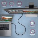 AXAGON SPEED + USB-C, USB 20Gbps Cable, 0.5 m | BUCM32-CM05AB | USB Type-C to USB Type-C