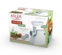 Adler AD 4803 Meat mincer, Power 800W, Bowl, Middle size sieve, Mince sieve, Poppy sieve, Plunger, Sausage filler Adler