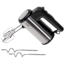 Adler Hand mixer | AD 4232 | Hand Mixer | 900 W | Number of speeds 5 | Turbo mode | Black/Stainless Steel