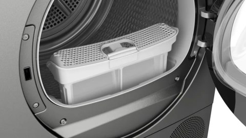 Bosch Dryer Machine with Heat Pump | WQG245DXSN | Energy efficiency class A+++ | Front loading | 9 kg | Condensation | LCD | Dep