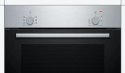 Bosch | HBF010BR1S | Piekarnik | 66 L | A | Wielofunkcyjny | Ręczny | Wysokość 59,5 cm | Szerokość 59,4 cm | Stal szlachetna