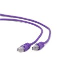 Cablexpert | CAT 5e | Kabel krosowy | Skrętka nieekranowana (UTP) | Męski | RJ-45 | Męski | RJ-45 | Fioletowy | 0,25 m