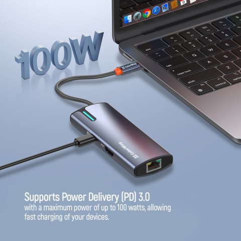 ColorWay 6-in-1 Docking Station | CW-HUB02 | 100 W