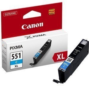 Cyan Ink tank 665 pages 551C XL Canon CLI