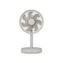 Duux Fan | Rize Flex | Stand Fan | Greige | Diameter 21 cm | Number of speeds 4 | Oscillation | 10 W | No