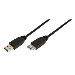 Żeńskie | 9-pinowe USB typu A | Męskie | 9-pinowe USB typu A | Czarne