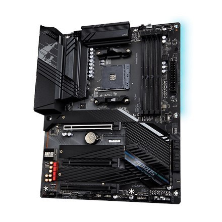 Gigabyte | X570S AORUS ELITE AX 1.1 M/B | Rodzina procesorów AMD | Gniazdo procesora AM4 | DDR4 DIMM | Gniazda pamięci 4 | Obsłu