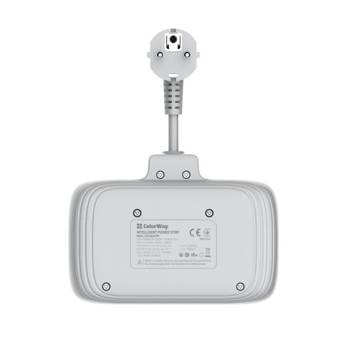 Gniazdo zasilania ColorWay CW-CHE24PDW z portem USB, biały, wydajne i funkcjonalne rozwiązanie do codziennego użytkowania w domu