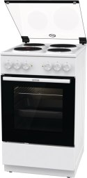 Gorenje Cooker | GE5A21WH | Hob type Electric | Oven type Electric | White | Width 50 cm | Grilling | Depth 59.4 cm | 68 L