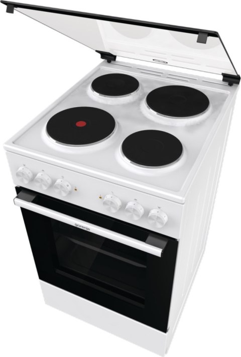 Gorenje Cooker | GE5A21WH | Hob type Electric | Oven type Electric | White | Width 50 cm | Grilling | Depth 59.4 cm | 68 L