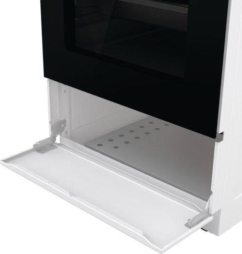 Gorenje Cooker | GE5A21WH | Hob type Electric | Oven type Electric | White | Width 50 cm | Grilling | Depth 59.4 cm | 68 L