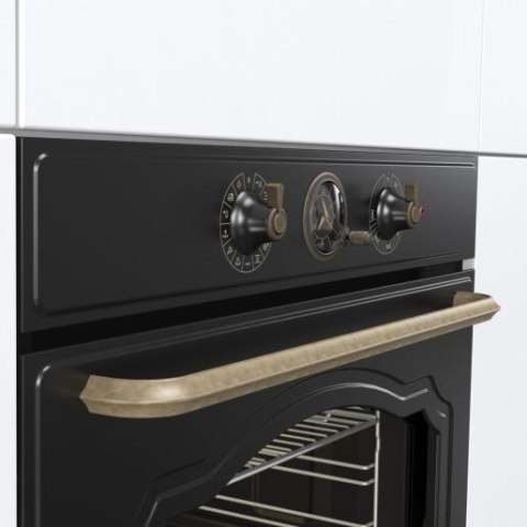 Gorenje Oven | BOS67372CLB | 77 L | Electric | AquaClean | Mechanical control | Steam function | Height 59.5 cm | Width 59.5 cm 