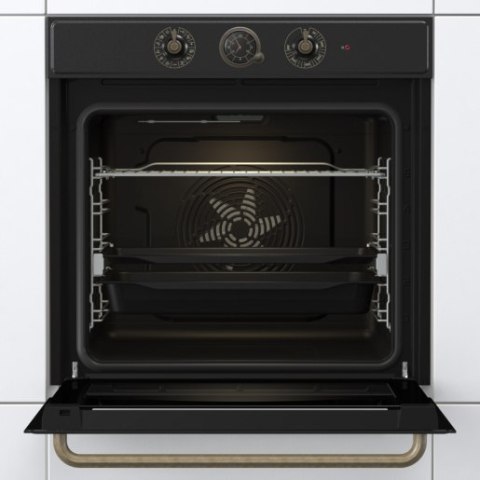Gorenje Oven | BOS67372CLB | 77 L | Electric | AquaClean | Mechanical control | Steam function | Height 59.5 cm | Width 59.5 cm 