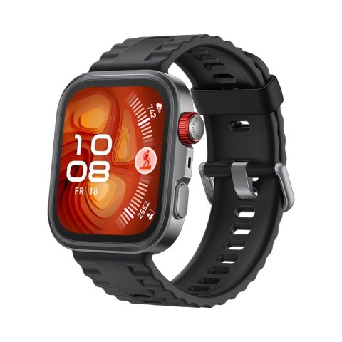Huawei Watch FIT4 Pro, 3D Fluorelastomer Black Strap, Titanium Body, Seiya-B29