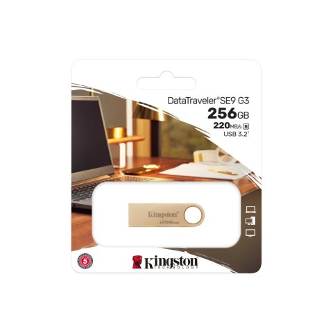 Kingston DataTraveler SE9 G3 | 256 GB | USB 3.2 | Gold