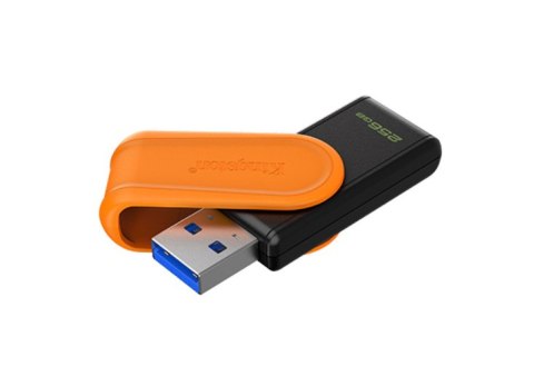 Kingston USB Flash Drive | DataTraveler Exodia S | 256 GB | USB 3.2 Gen 1 | Black/Orange