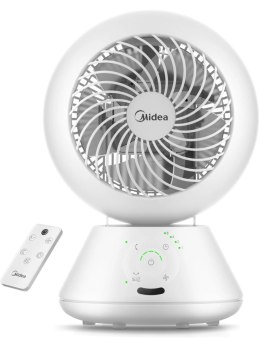 Midea Fan | MDF24JRW TurboForce | Table Fan | White | Number of speeds 5 | Oscillation | Remote control