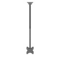 Neomounts CL35-340BL22 Monitor/TV mount ceiling 2 screens - 23-42" - max 45 kg/screen - VESA 100x100-200x200 - h 106-156 cm - bl