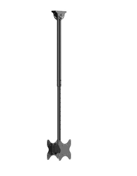 Neomounts CL35-340BL22 Monitor/TV mount ceiling 2 screens - 23-42" - max 45 kg/screen - VESA 100x100-200x200 - h 106-156 cm - bl