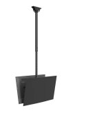 Neomounts CL35-340BL22 Monitor/TV mount ceiling 2 screens - 23-42" - max 45 kg/screen - VESA 100x100-200x200 - h 106-156 cm - bl