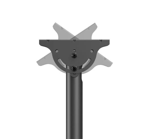 Neomounts CL35-440BL16XL Monitor/TV mount ceiling 1 screen - 37-70" - max 50 kg - VESA 200x200-600x400 - h 250-300 cm - black