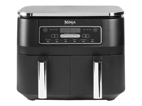 NINJA | AF300 | Air Fryer | Power 1 frying compartment: 1200 W; 2 frying compartments: 2400 W W | Capacity 7.6 L | Black