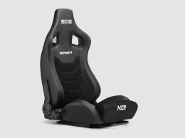Next Level Racing | Skóra PU i zamsz | Rozkładany fotel | ERS4 Elite PU Leather & Suede Edition | Czarny