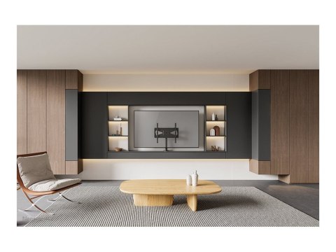 Neomounts DS42-430BL14 TV stand 1 screen - 32-55" - 0-50 kg - VESA 100x100-400x400 - bolt-down - 60° swivel - black