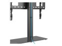 Neomounts DS45-430BL16 TV stand 1 screen - 37-70" - 0-40 kg - VESA 200x200-600x400 - height adjustment 11,6 cm - 70° swivel - bl