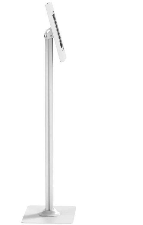 Neomounts FL15-650WH1 Tablet floor stand - 75° tiltable - 90° rotatable - lockable (incl. lock) - VESA 75x75 - bolt-down - suita