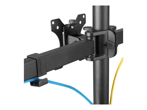 Neomounts FPMA-D550D3BLACK Triple monitor arm - 10-27" - 0-6 kg/screen - black