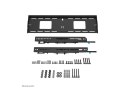 Neomounts LEVEL-750 WL35-750BL16 Tiltable heavy duty wall mount - 42-86" screen - max 125 kg - VESA 100x100-600x400 - d 9,3 cm -
