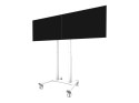 Neomounts MOVE ADM-875WH2 Screen adapter from 1 to 2 screens - 42-65" - max 40 kg/screen - VESA 100x100-800x400 - lockable (excl