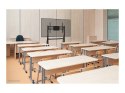 Neomounts MOVE Go FL50-525BL1 TV trolley - 55-86" - max 76 kg - manual h 106-136 cm - VESA 100x100-900x600 - incl. hardware shel