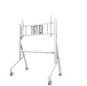 Neomounts MOVE Go XL FL50-575WH1 TV trolley - 65-110" - max 125 kg - manual h 129-139 cm - VESA 100x100-1100x600 - incl. hardwar