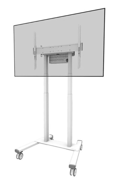 Neomounts MOVE Lift FL55-875WH1 TV trolley - 55-100" - max 110 kg - motorised h 111,3-176,3 cm (35mm/sec) - VESA 100x100-800x600