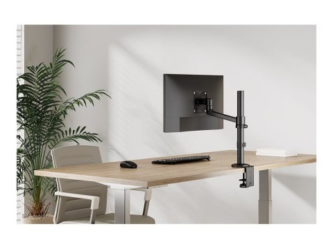 Neomounts NEXT Lite DS60-425BL1 Single monitor arm - 17-27" - 0-8 kg - space saving T-Rex model - 100% plastic-free packaging - 