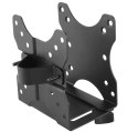 Neomounts NM-TC100BLACK Mini PC/NUC/Thin client holder - max 5 kg - VESA 50x50-100x100 - w 1,7-7 cm - universal - black
