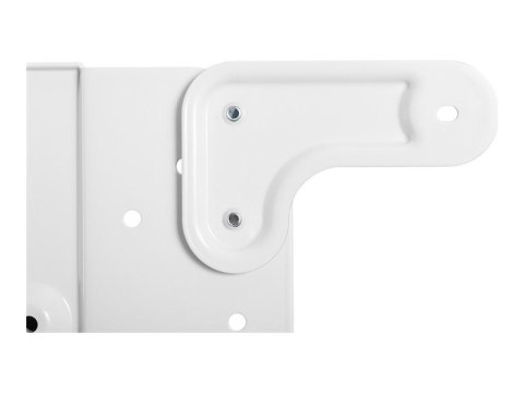 Neomounts NS-M1250WHITE TV trolley - 37-70" - max 70 kg - VESA 200x200-600x400 - 90° rotatable - incl. hardware shelf - white